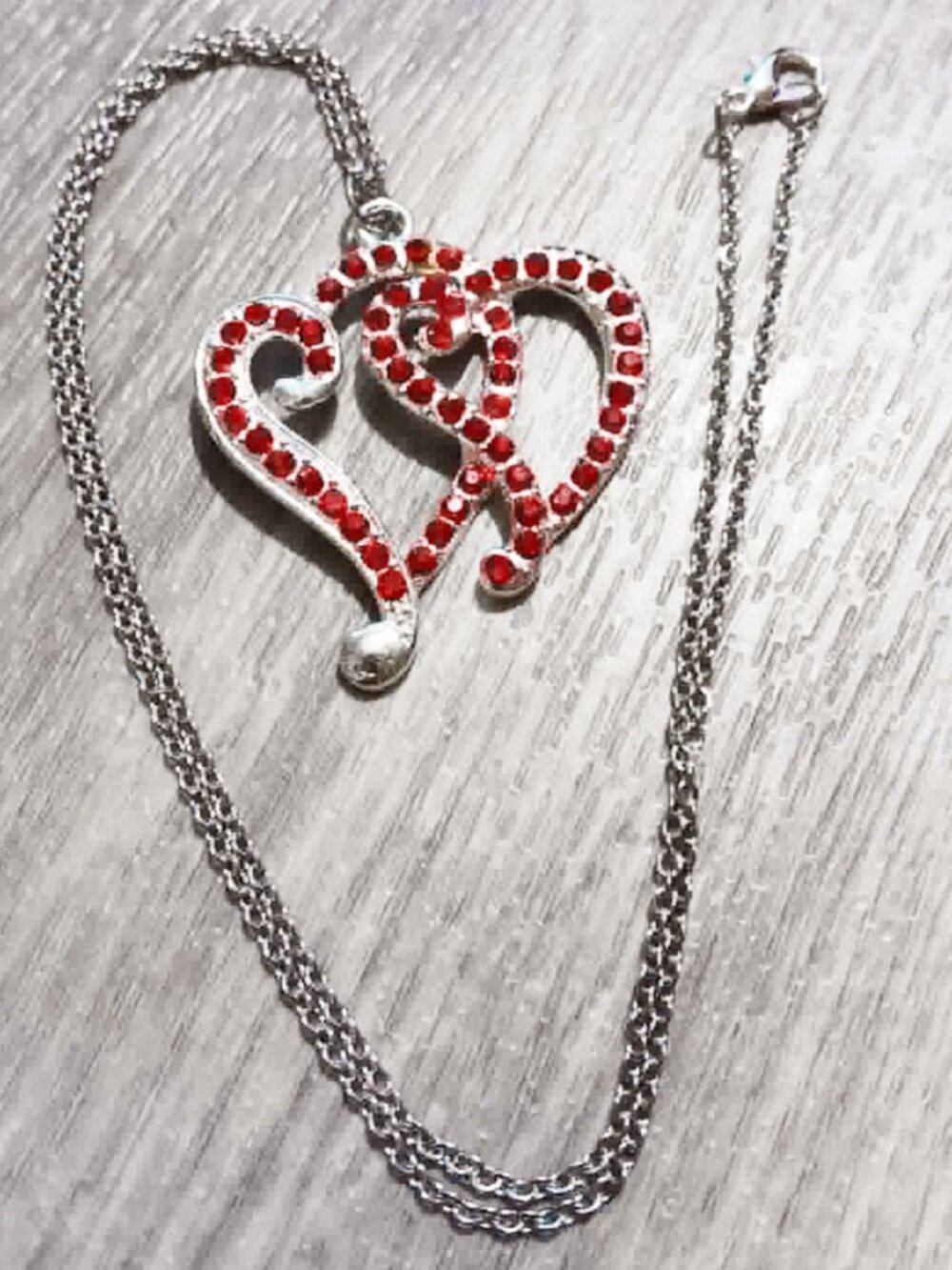 Double Heart Necklace
